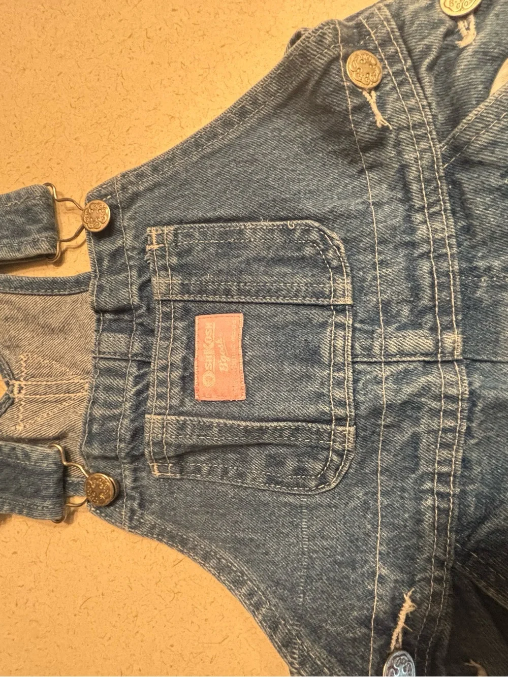 OshKosh B'gosh Light Blue Denim Overalls
